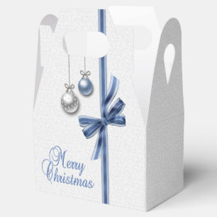 Shiny Elegant Christmas Balls Favour Box