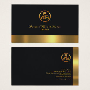 Shiny Faux Gold Column Creative Elegant Chauffeur