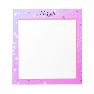 Shiny Feminine Chic Style Notepad