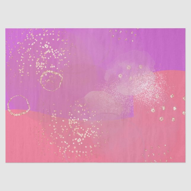 Shiny Feminine Chic Style Tissue Paper (Front)