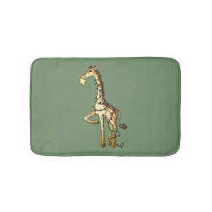 Shiny Giraffe Bath Mat