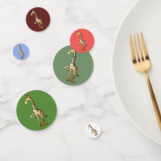 Shiny Giraffe Confetti (Group)