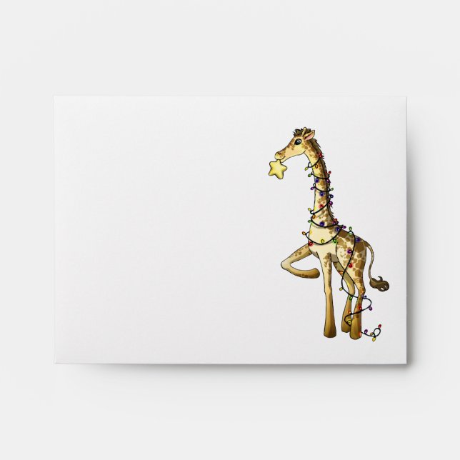 Shiny Giraffe Envelope (Front)