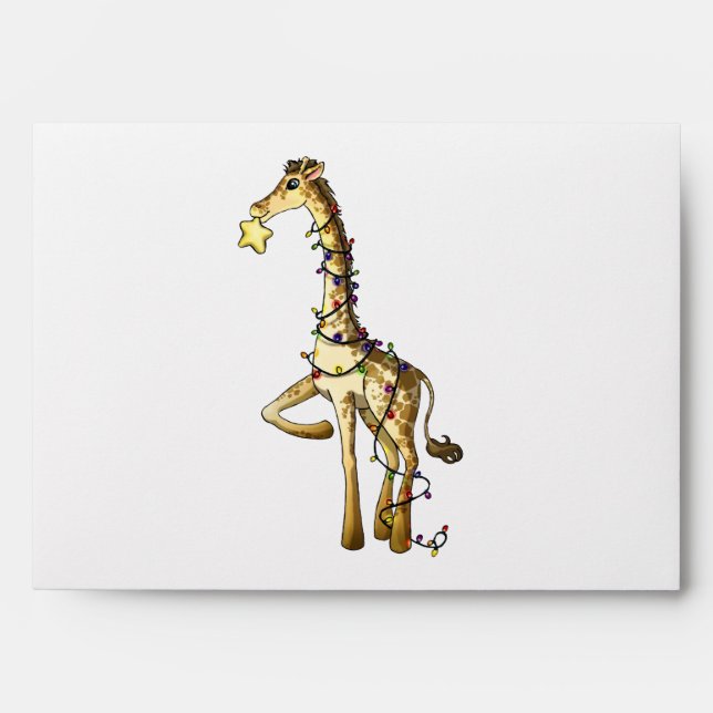 Shiny Giraffe Envelope (Front)