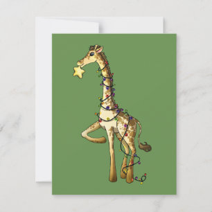 Shiny Giraffe Invitation