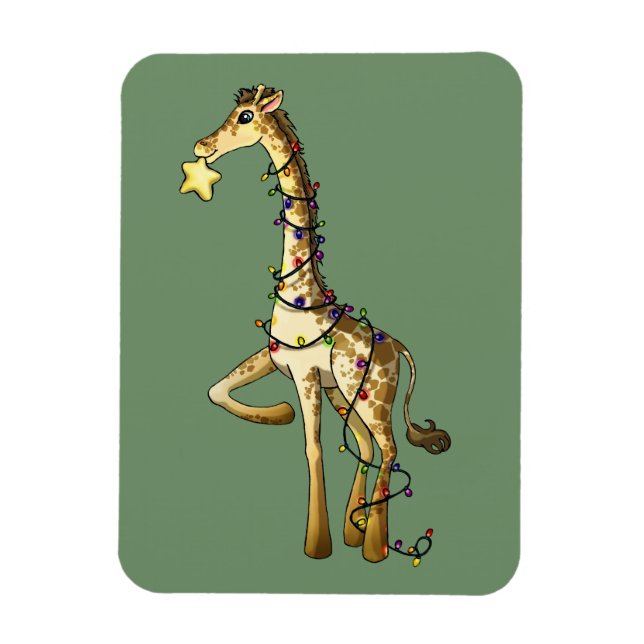 Shiny Giraffe Magnet (Vertical)