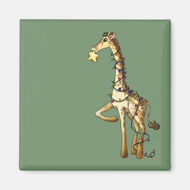 Shiny Giraffe Magnet (Front)