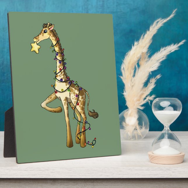 Shiny Giraffe Plaque (Side)