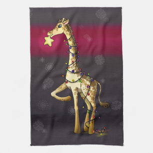 Shiny Giraffe Tea Towel