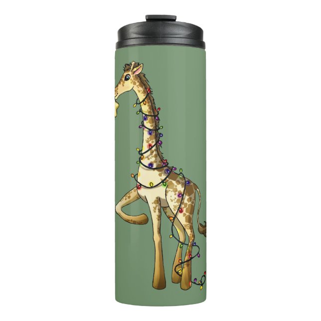 Shiny Giraffe Thermal Tumbler (Front)