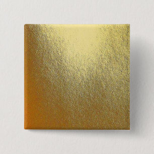 Shiny Gold Art 15 Cm Square Badge