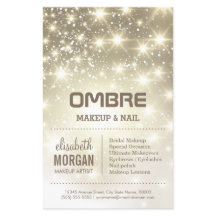 Shiny Gold Glitter Sparkles Beauty Salon