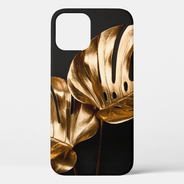 Shiny golden chains on reflective surface. Seamles Case-Mate iPhone Case (Back)