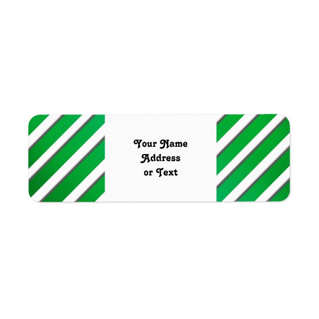 Shiny Green Stripes (Add 2nd Colour) (Front)