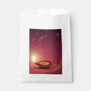 Shiny Happy Diwali Diya - Favor Bag