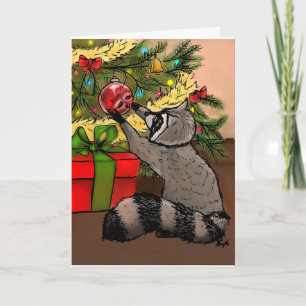 Shiny Holiday Racoon