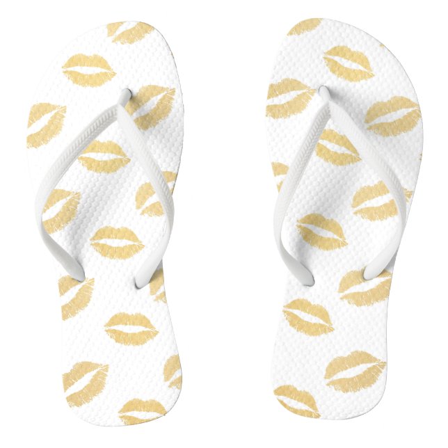Shiny Kisses Flip Flops (Footbed)