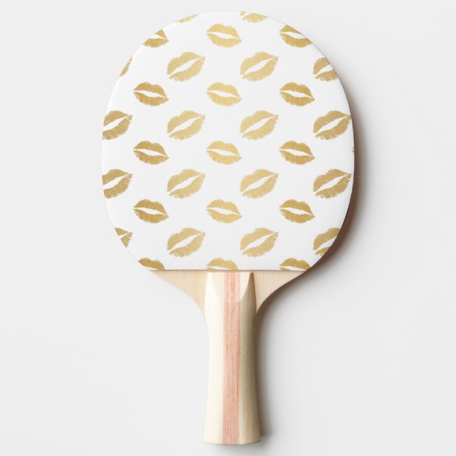 Shiny Kisses Ping Pong Paddle (Front)