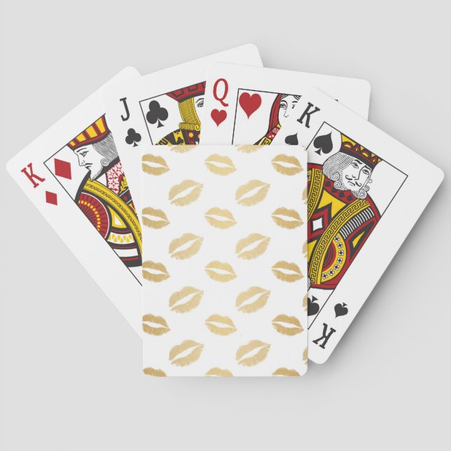 Shiny Kisses Playing Cards (Back)