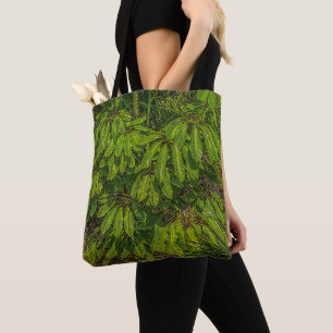 Shiny Leaves in Sunlight Tote Bag