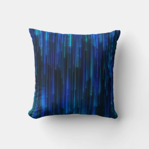Shiny light particles, twinkling vintage confetti. cushion