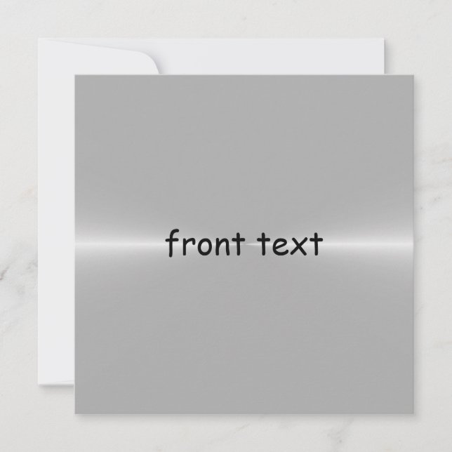 Shiny Like Steel Metal Background Template (Front)