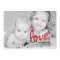 Shiny Love Valentine's Day Photo Cards - Red