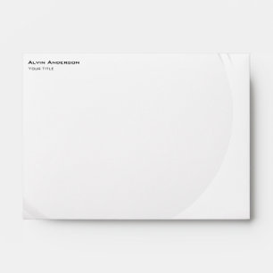Shiny Metallic Customizable any Text Envelope