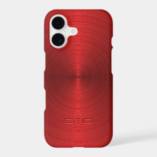 Shiny Metallic Red Design Stainless Steel Look