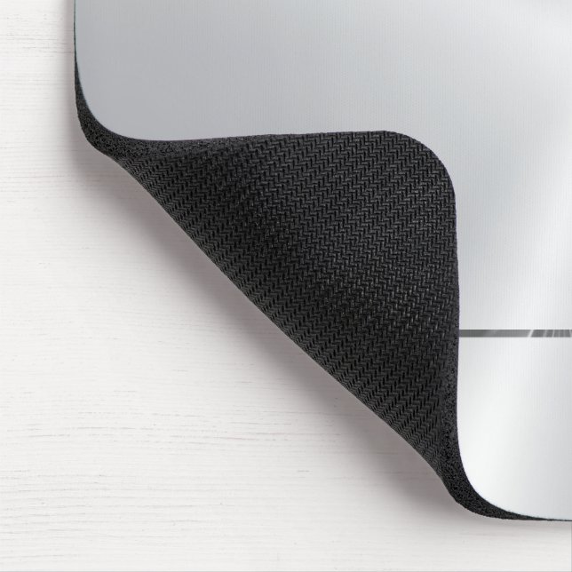 Shiny metallic silver texture background mouse mat (Corner)