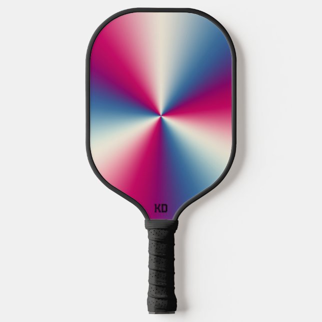 Shiny metallic texture pickleball paddle (Front)