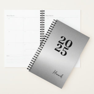 Shiny New Year Personalised Day Planner Calendar