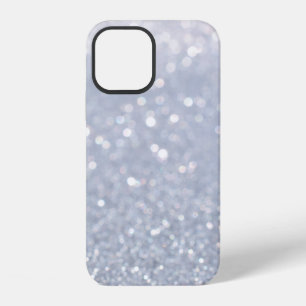shiny of silver glitter abstract background iPhone 12 case