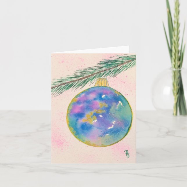 Shiny ornament card (Front)