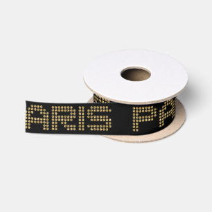 shiny Paris ribbon Satin Ribbon