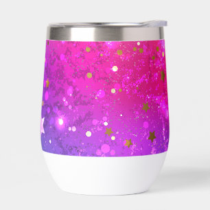 Shiny Pink Blue Background