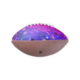 Shiny Pink Blue Background American Football