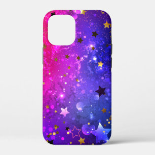 Shiny Pink Blue Background iPhone 12 Mini Case