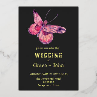 Shiny Pink Butterfly