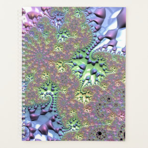 Shiny Rainbow Fractal Planner