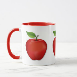 Shiny Red Apple  Mug