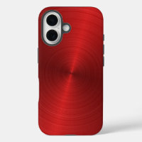 Shiny Red Metallic Design