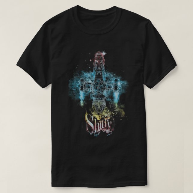 shiny space ship T-Shirt (Design Front)