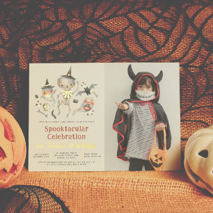 Shiny Spooktacular Halloween Photo Birthday Party
