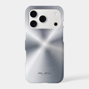 Shiny Stainless Steel Metalli Look- Monogram