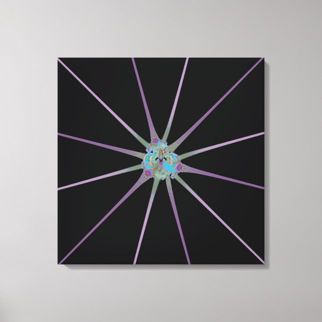 Shiny Star Canvas Print (Front)