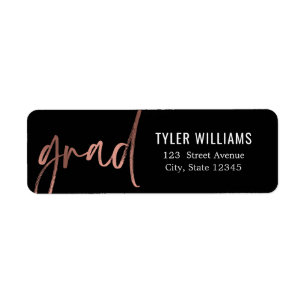 Shiny Strokes EDITABLE COLOR Graduation Address