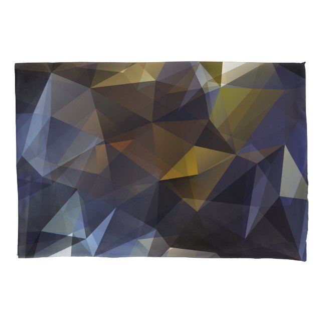 Shiny triangle vintage, diamond texture. pillowcase (Front)