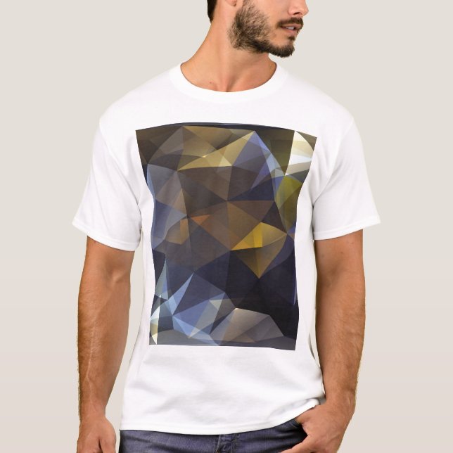 Shiny triangle vintage, diamond texture. T-Shirt (Front)