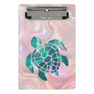 Shiny turtle mini clipboard